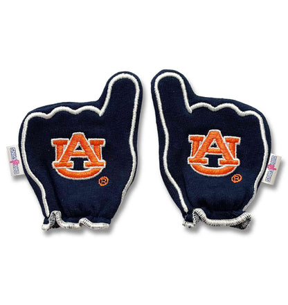 Auburn War Eagle FanMitts Baby Mittens Blue Back Pair