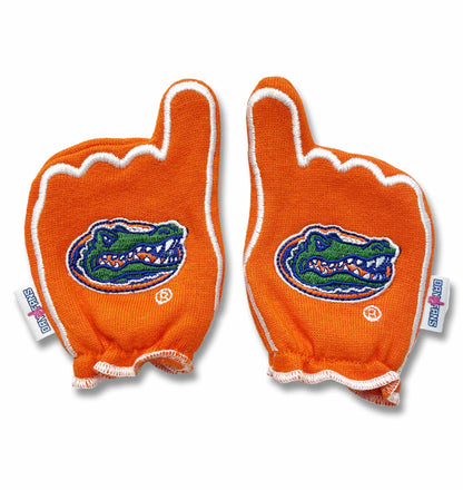 Florida Go Gators FanMitts Baby Mittens Orange Back Pair