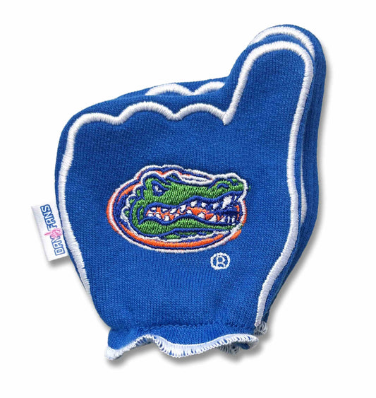 Florida Go Gators FanMitts Baby Mittens Blue Back Pair Stacked