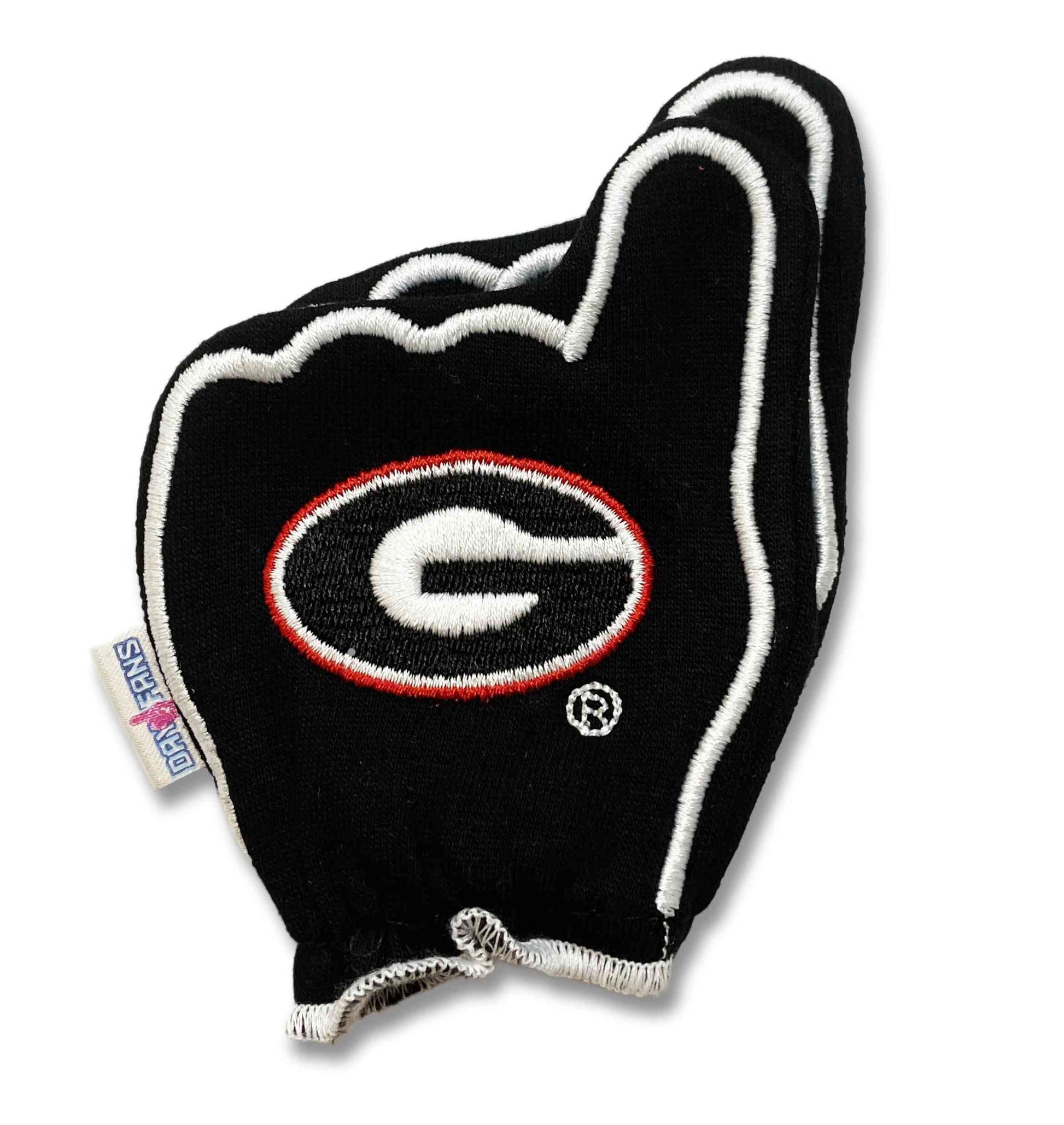 Georgia Go Dawgs FanMitts Baby Mittens Black Pair Stacked