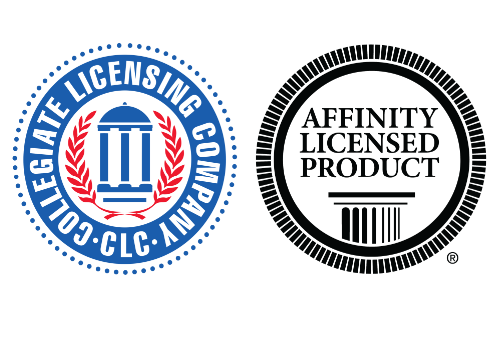 officially licensed products through Collegiate Licensing Company (CLC) and Affinity Licensing