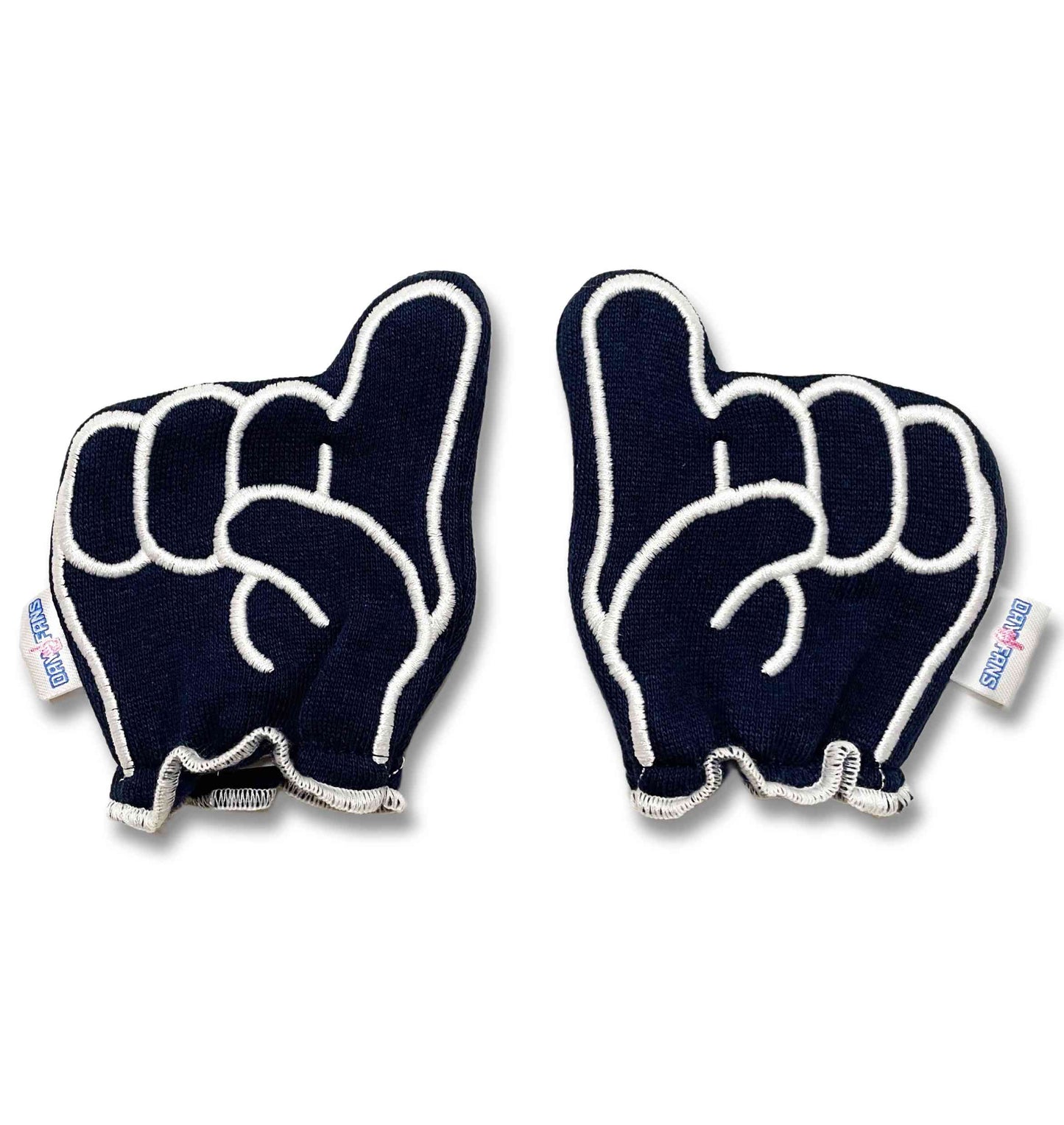 Notre Dame Go Irish FanMitts Baby Mittens Navy Front Pair