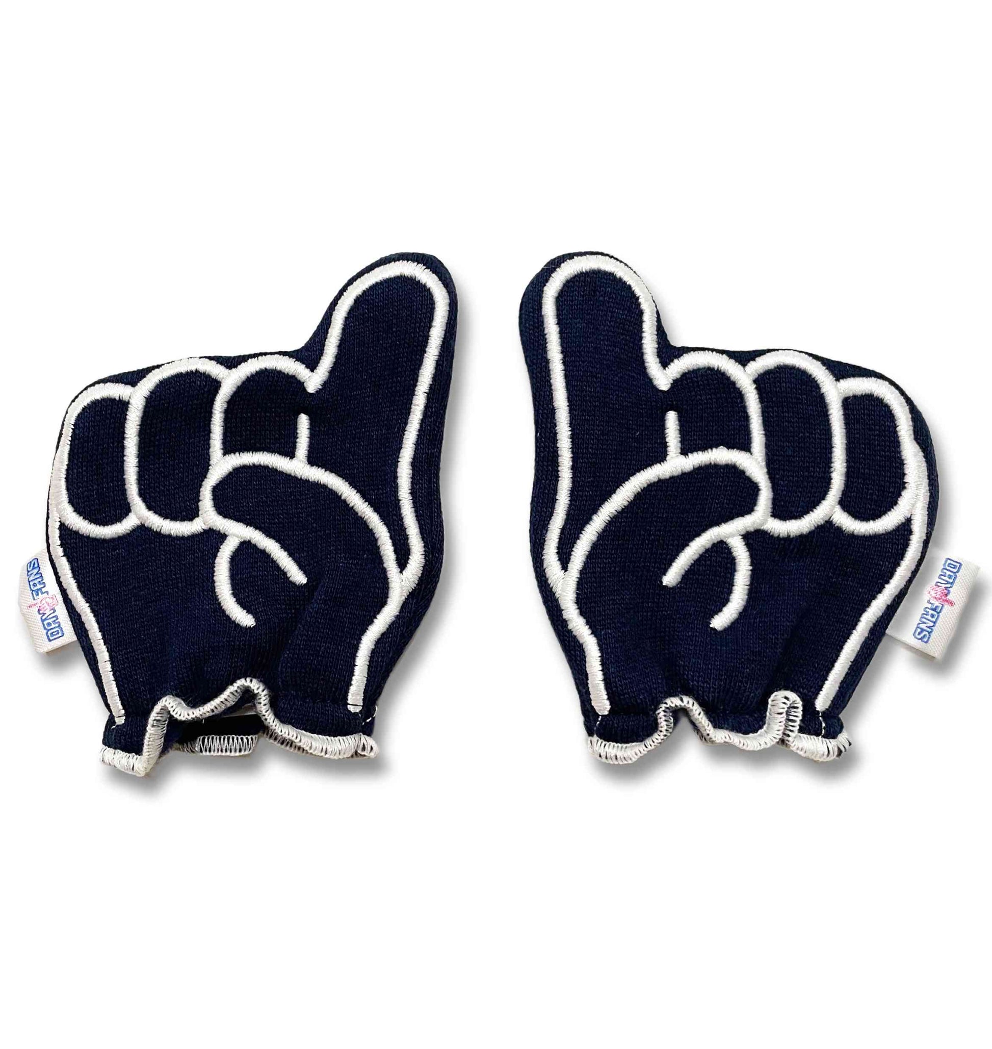 Notre Dame Go Irish FanMitts Baby Mittens Navy Front Pair