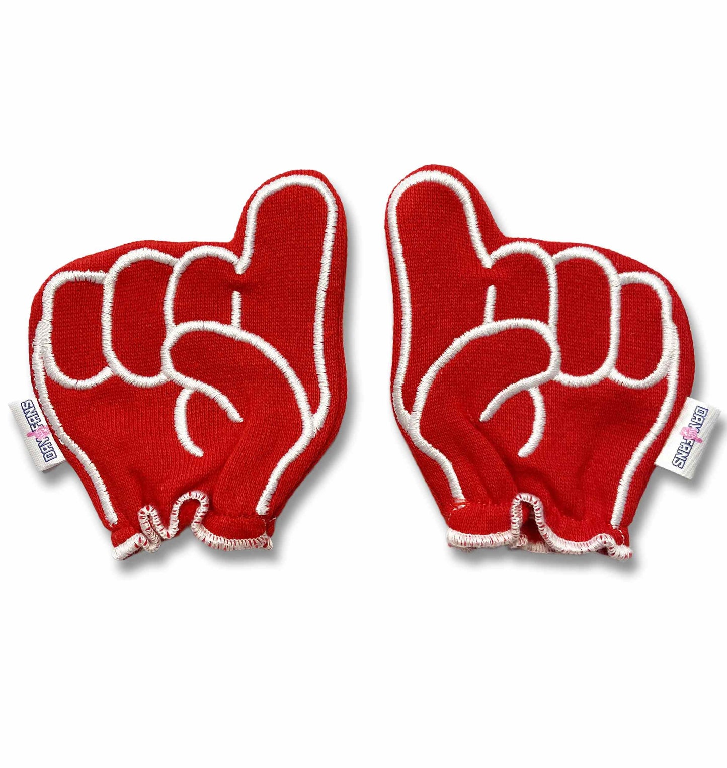 Ohio State O-H-I-O FanMitts Baby Mittens Red Front Pair