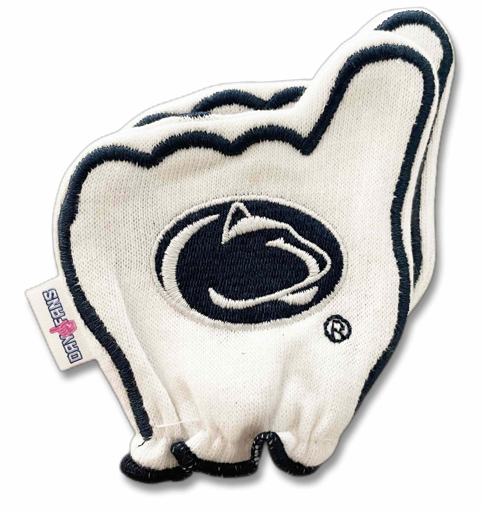 Penn State We Are FanMitts Baby Mittens White Back Pair Stacked