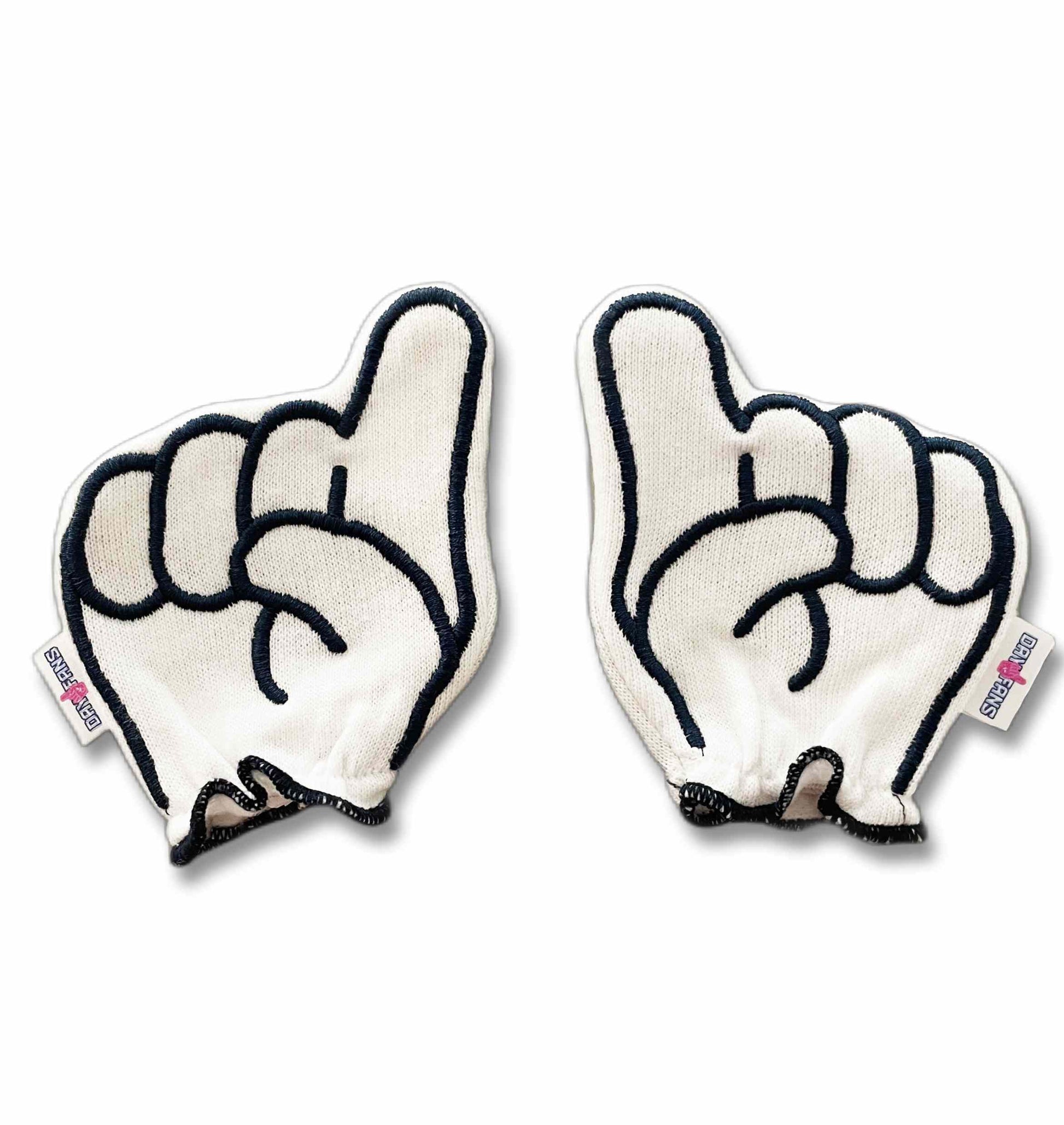 Penn State We Are FanMitts Baby Mittens White Front Pair