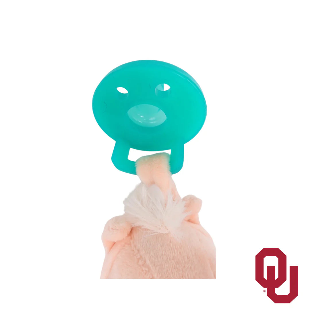 OU "Boomer Sooner" Plush Pacifier