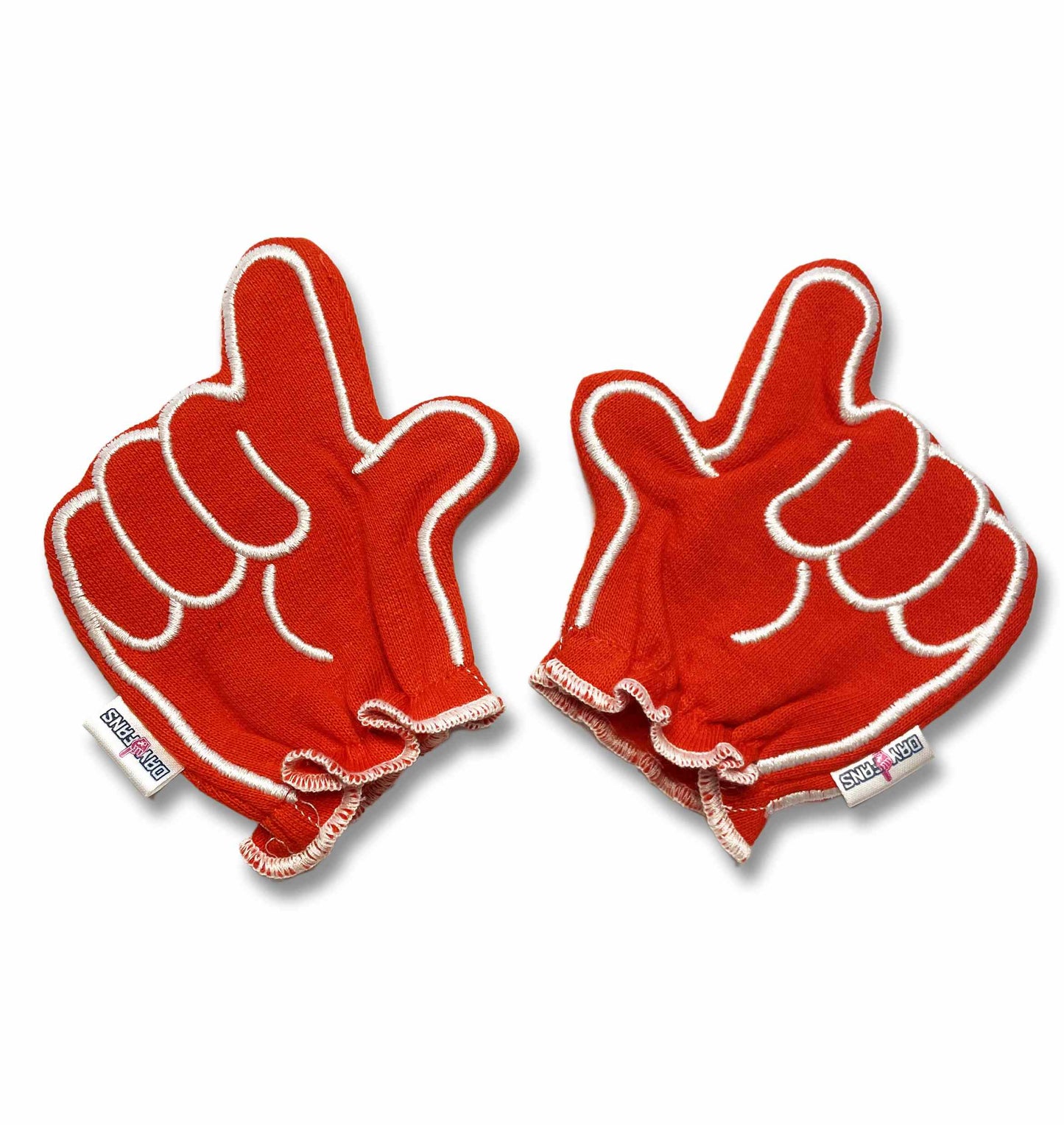 Texas Tech Wreck Em FanMitts Baby Mittens Red Front Pair