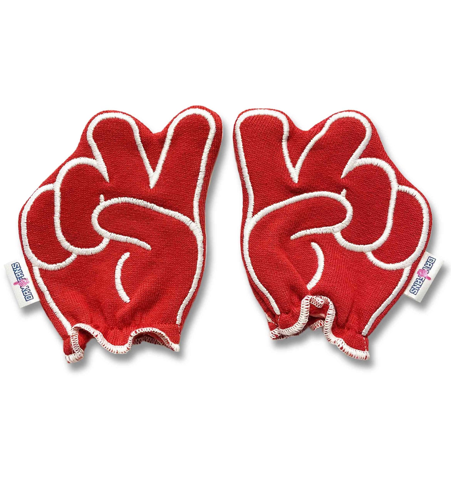 USC Fight On FanMitts Baby Mittens Cardinal Red Front Pair