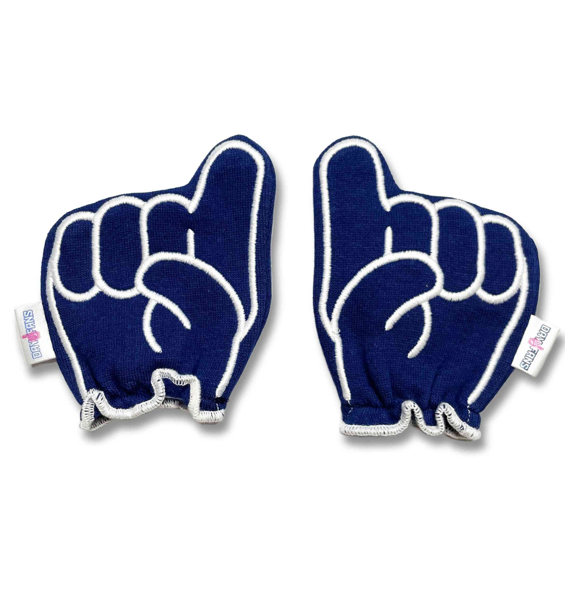 West Virginia Let's go Mountaineers Blue Front Pair