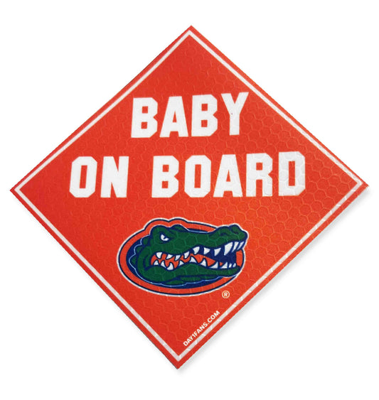Florida Gators "BABY ON BOARD" Car Magnet