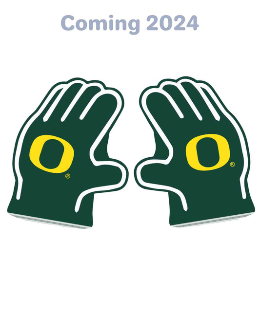 Oregon Win the Day FanMitts Baby Mittens Green Back Pair