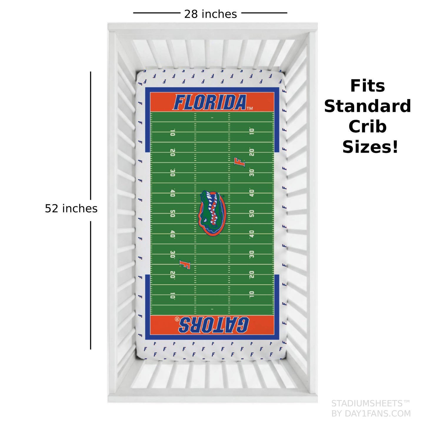 Florida Gators StadiumSheets™ Crib Sheets