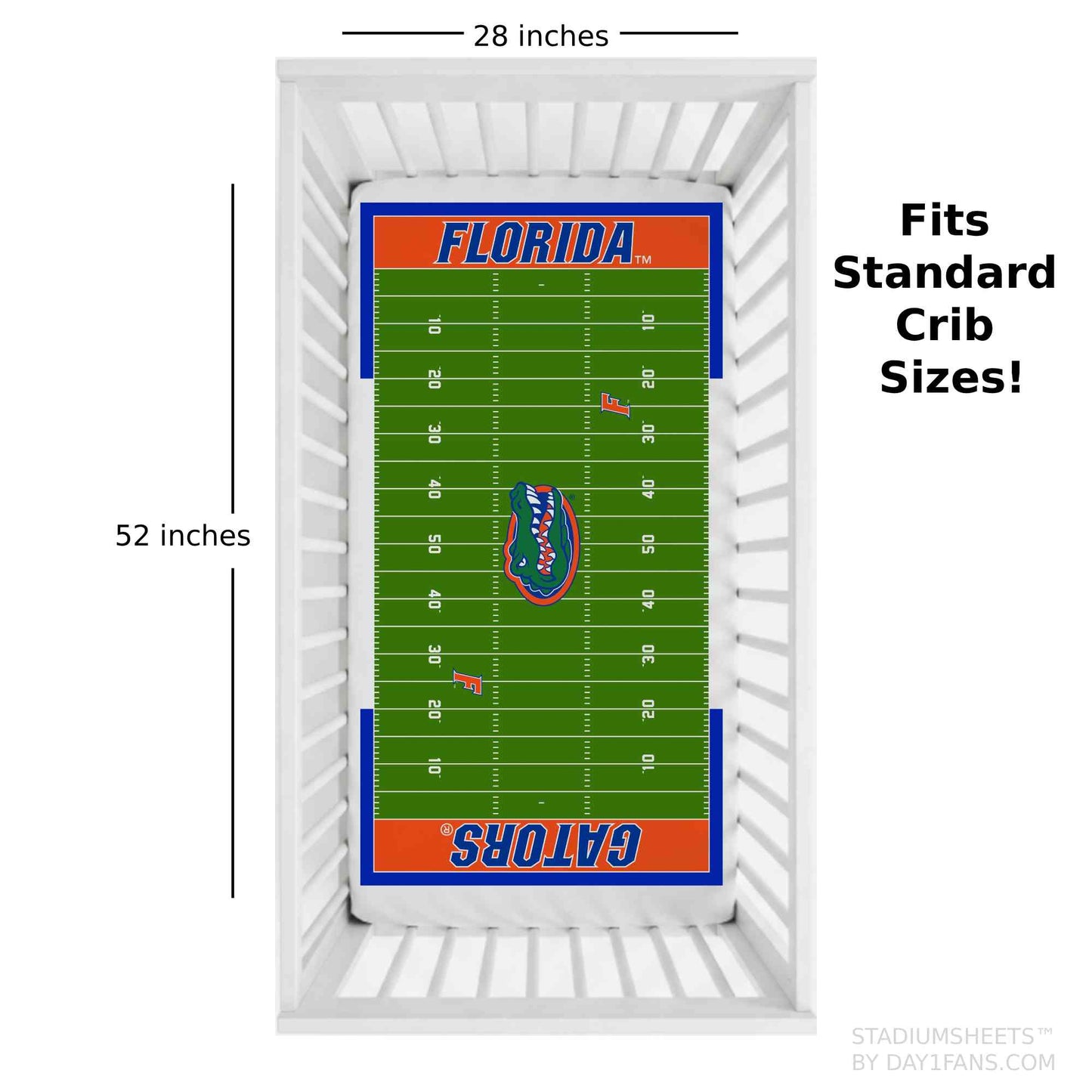 Florida Gators StadiumSheets™ Crib Sheets