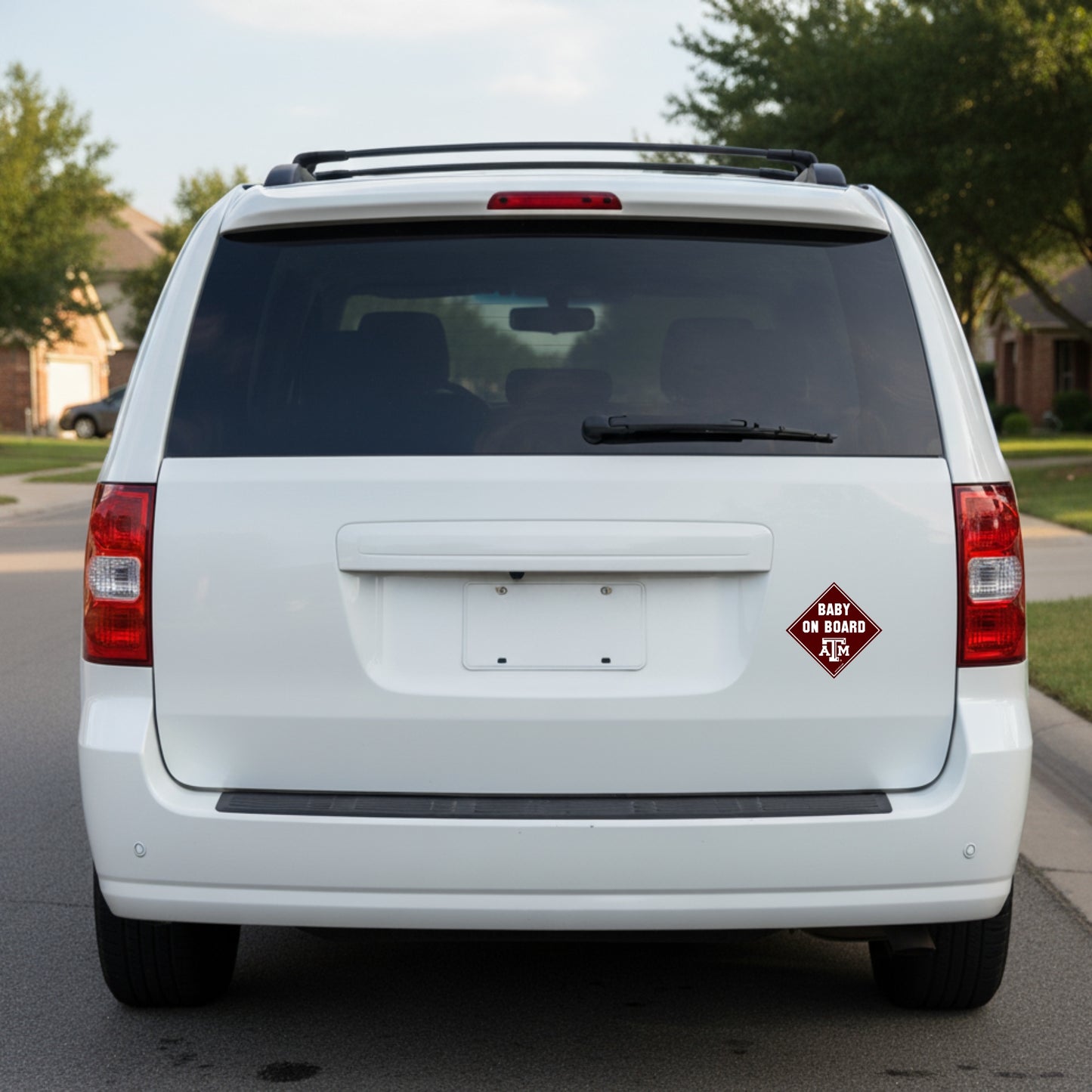 Texas A&M Aggies "BABY ON BOARD" Car Magnet