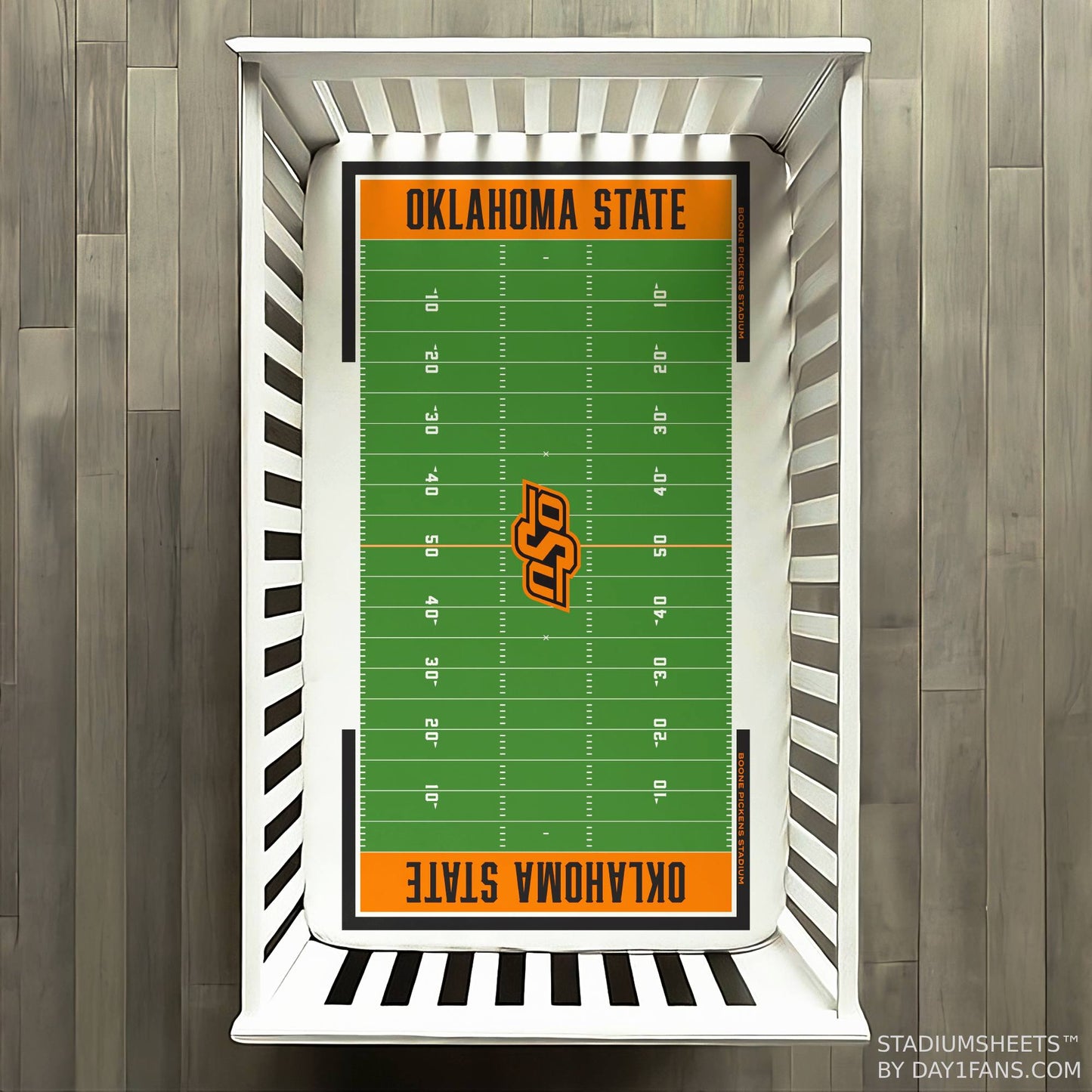 Oklahoma State Cowboys StadiumSheets™ Crib Sheets