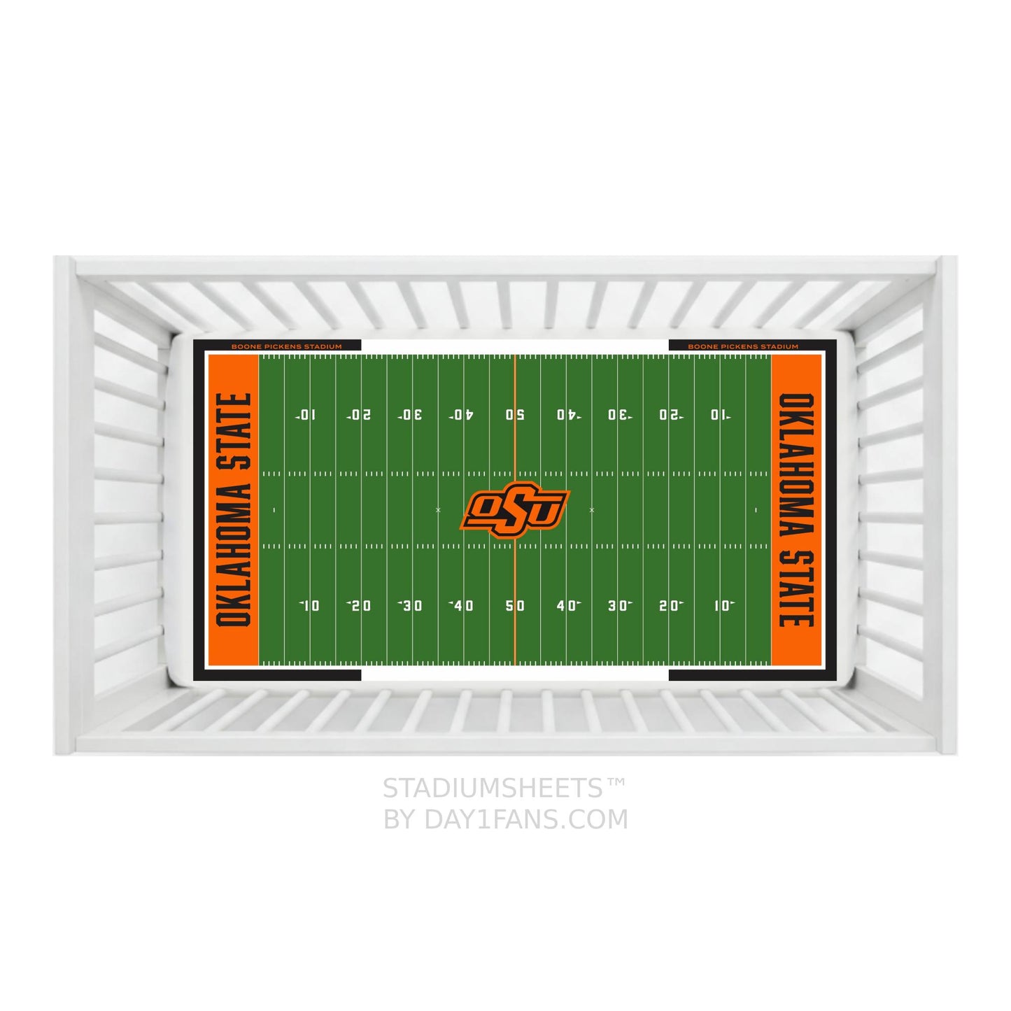 Oklahoma State Cowboys StadiumSheets™ Crib Sheets