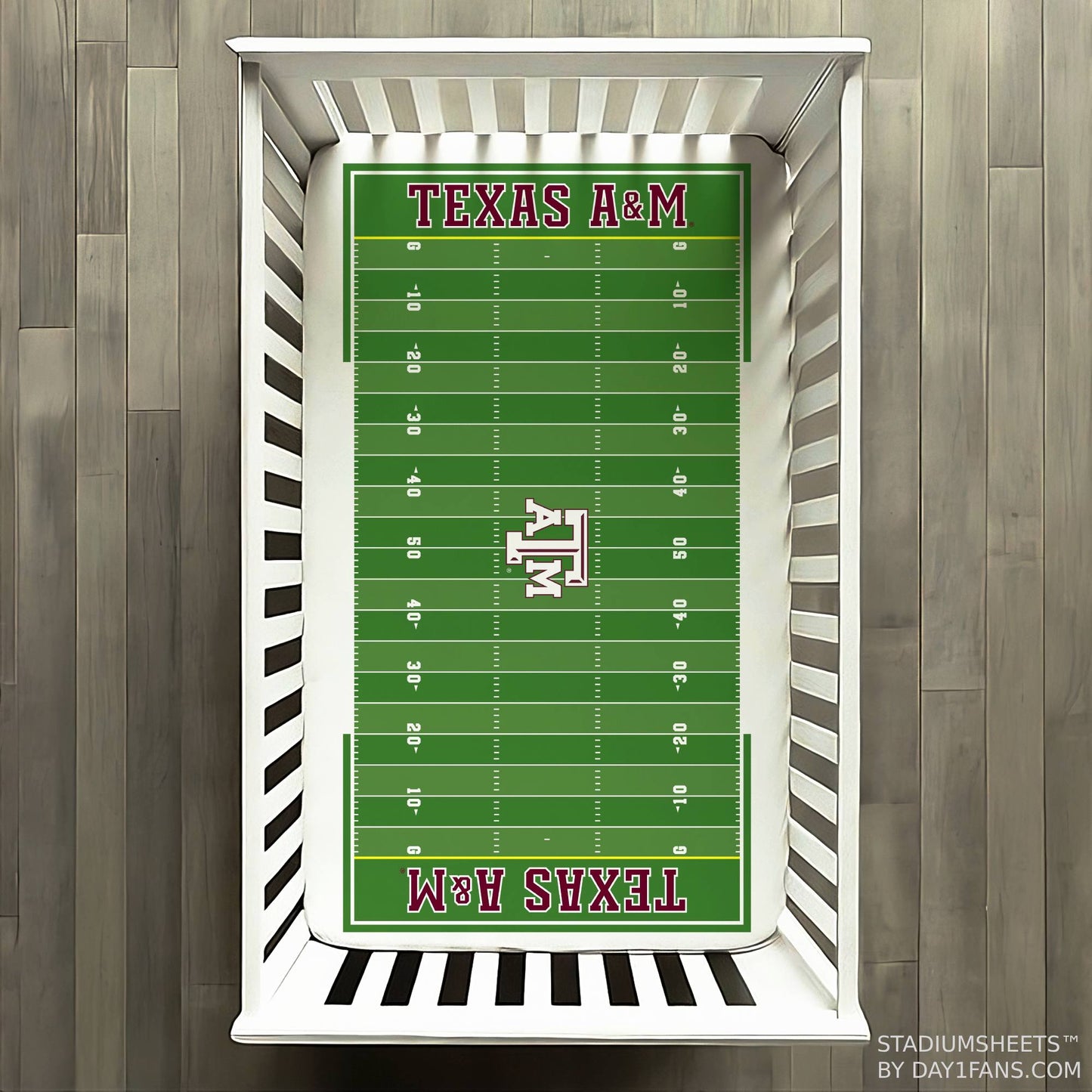 Texas A&M Aggies StadiumSheets™ Crib Sheets