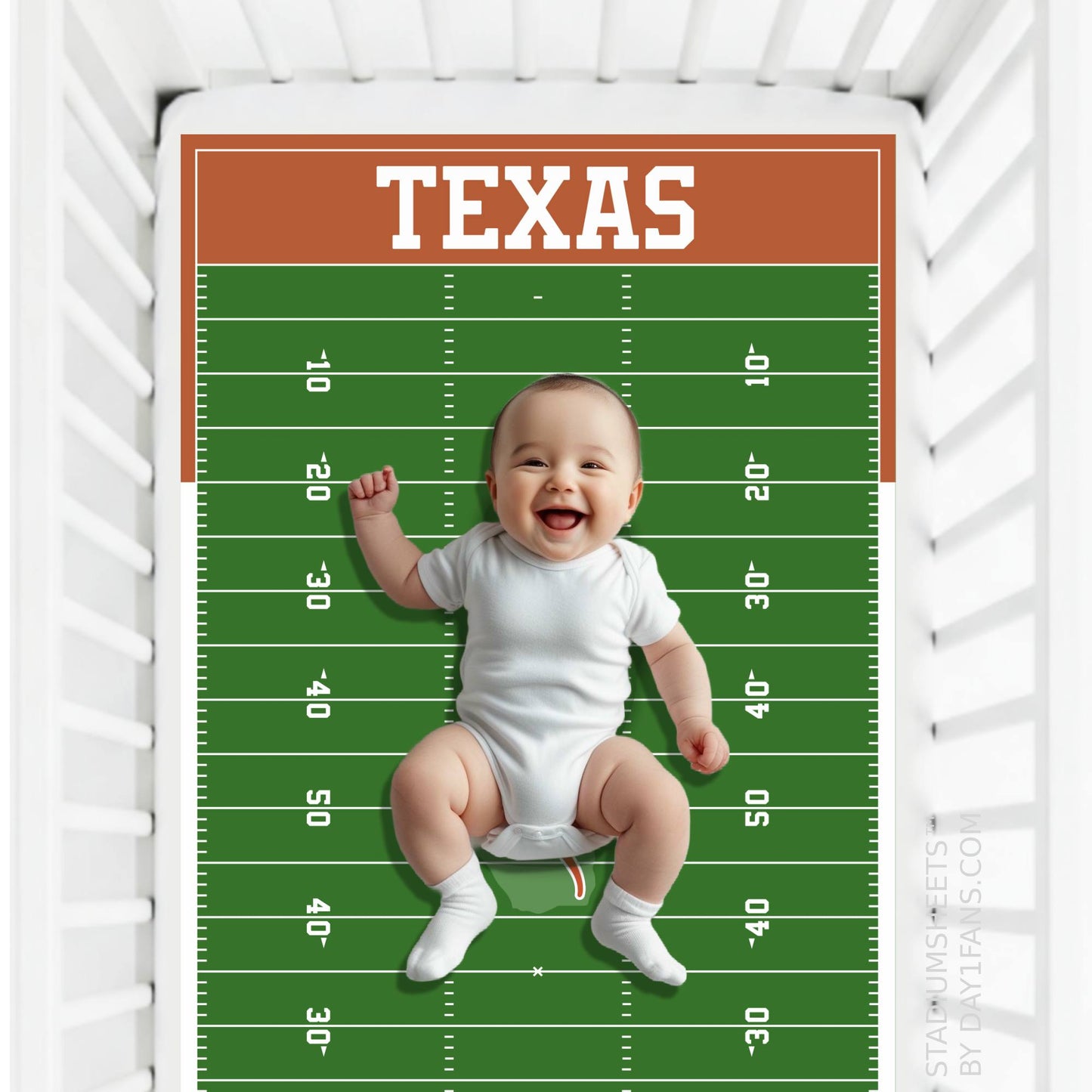 Texas Longhorns StadiumSheets™ Crib Sheets