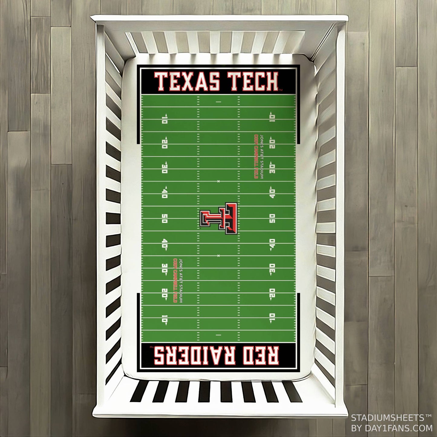 Texas Tech Red Raiders StadiumSheets™ Crib Sheets