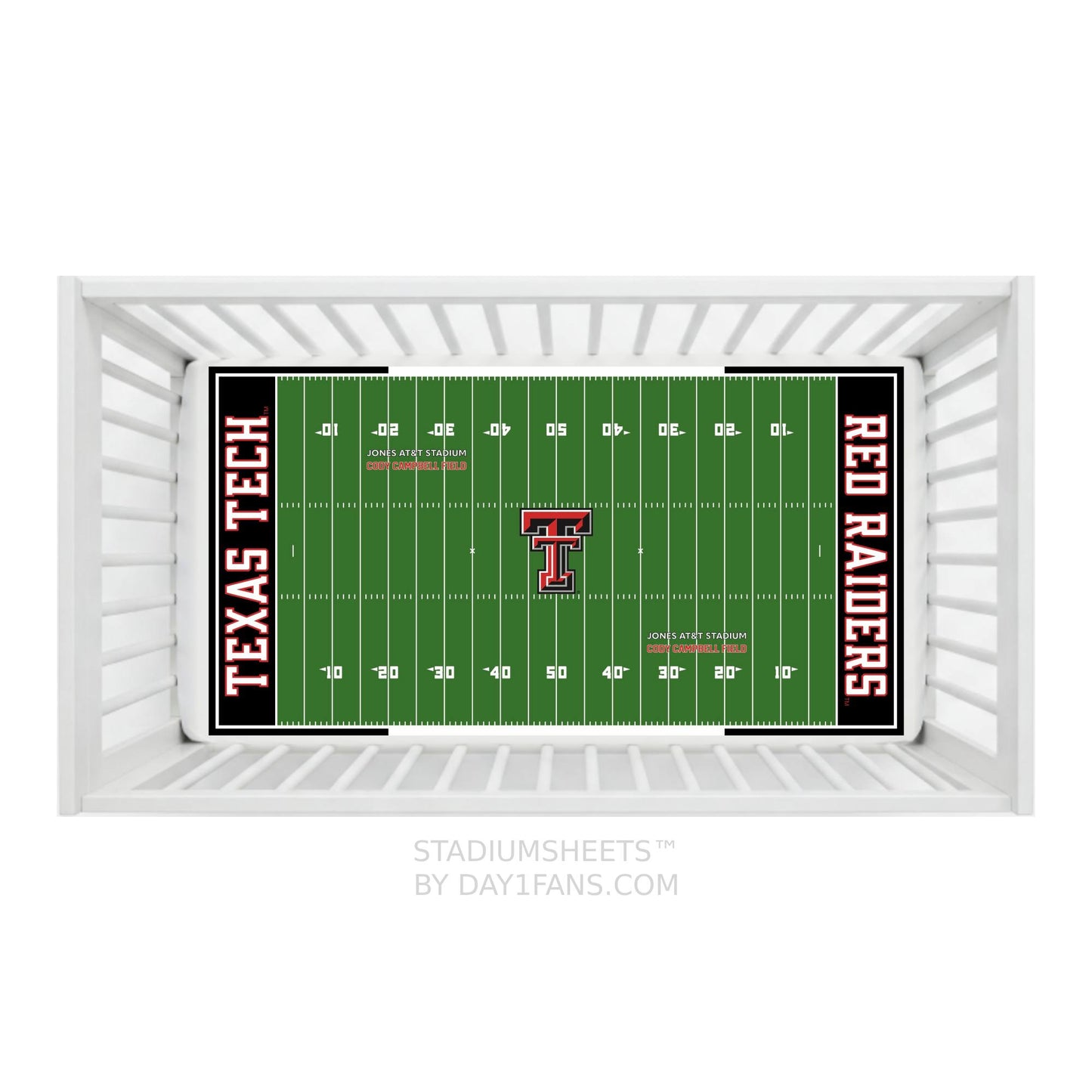 Texas Tech Red Raiders StadiumSheets™ Crib Sheets