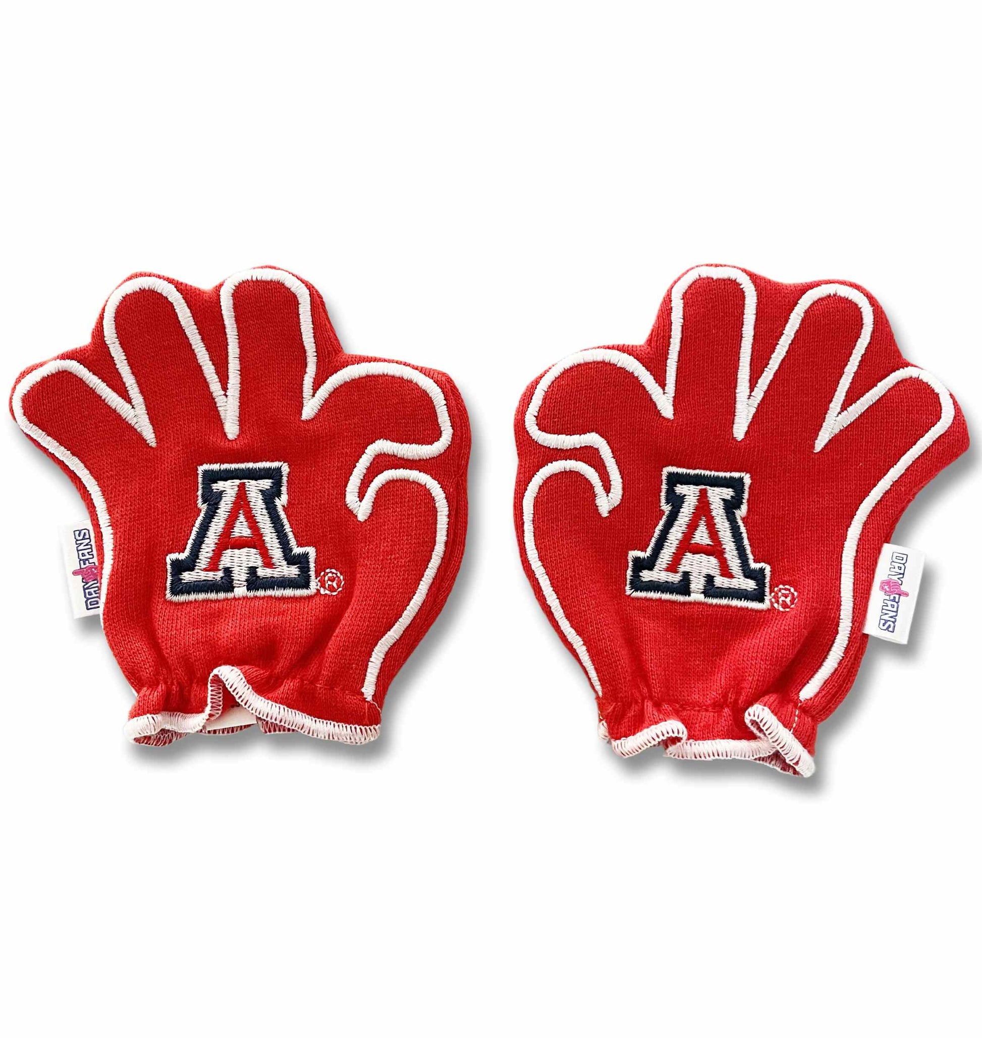 Arizona Bear Down FanMitts Baby Mittens Red Back Pair