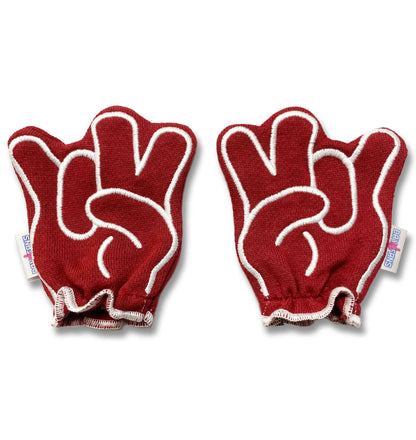 Arizona State Forks Up FanMitts Baby Mittens ASU Maroon Front Pair