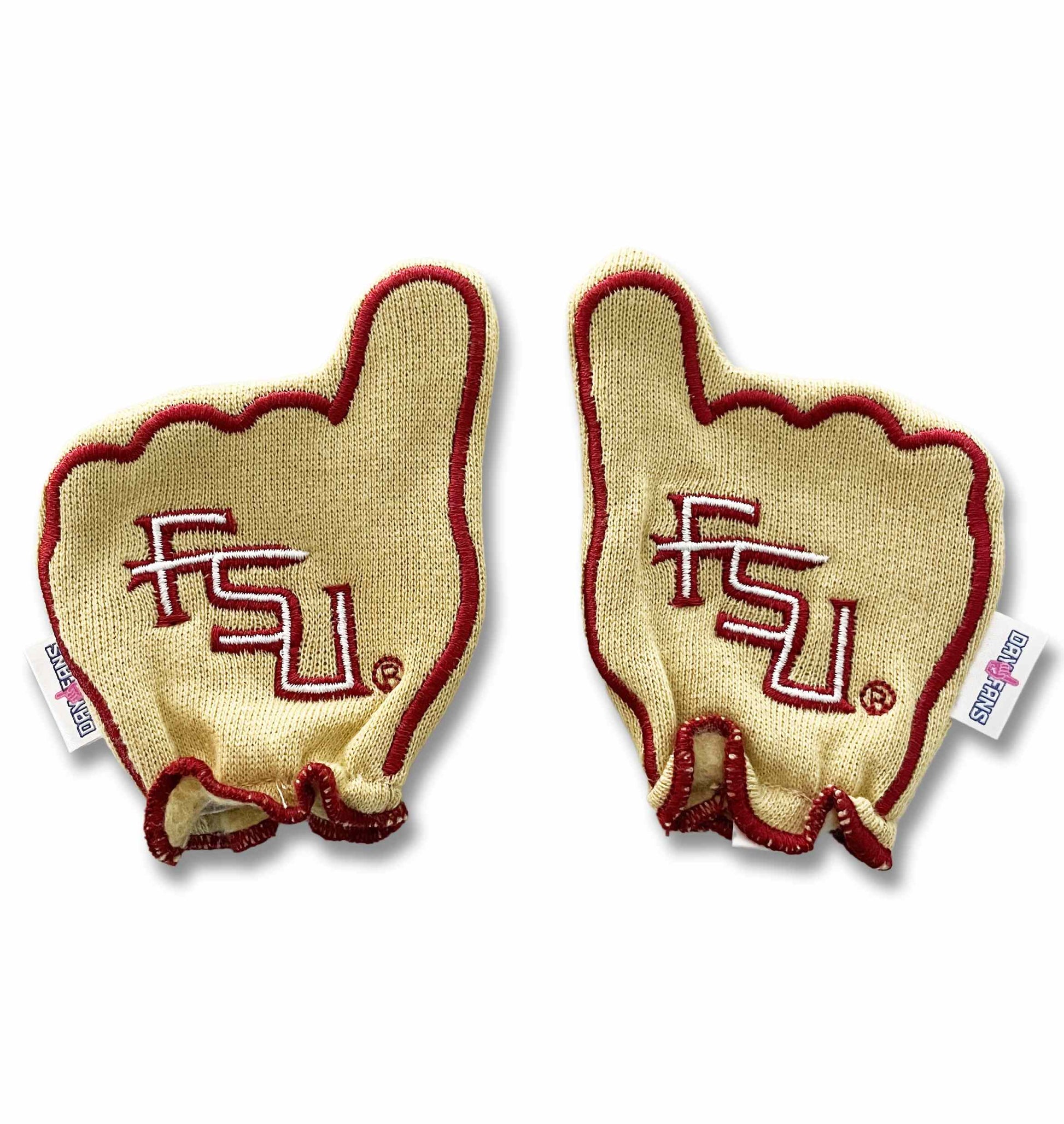 Florida State Scalp Em FanMitts Baby Mittens Gold Back Pair