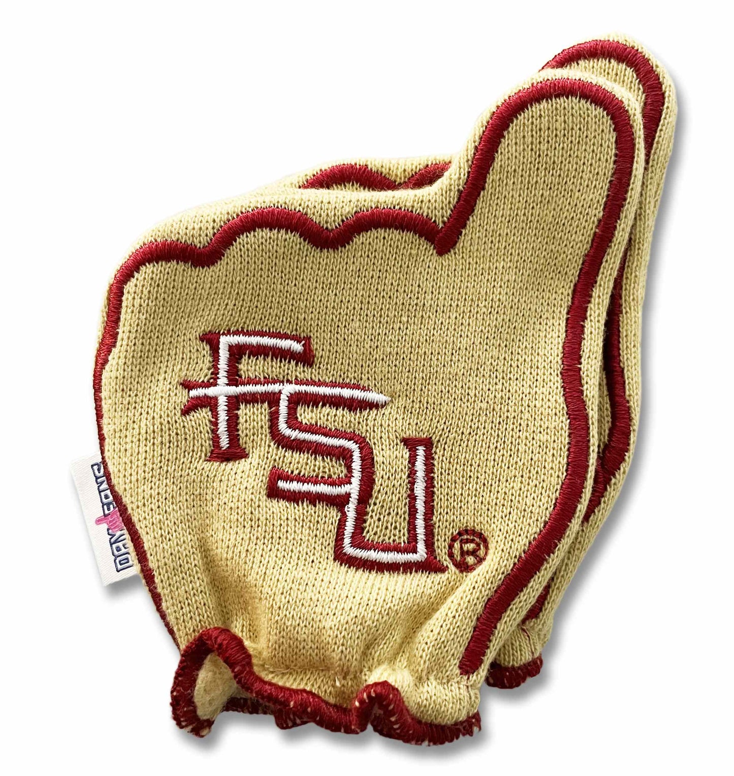 Florida State Scalp Em FanMitts Baby Mittens Gold Back Pair Stacked