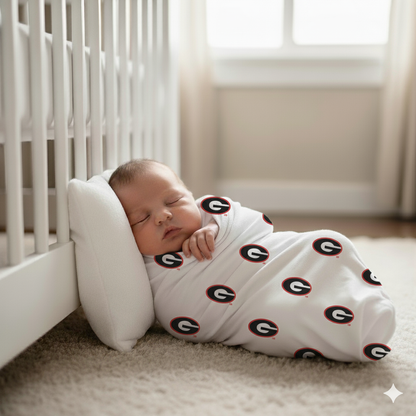 Georgia Bulldogs Swaddle Blanket