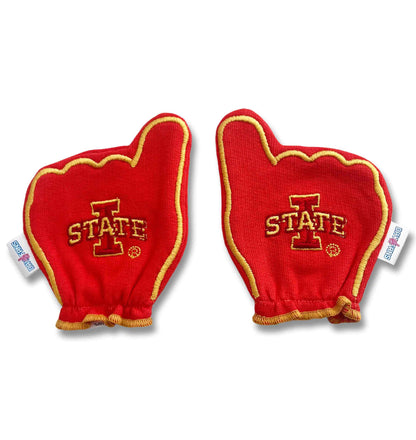 Iowa State Cyclone Power FanMitts Baby Mittens Red Back Pair