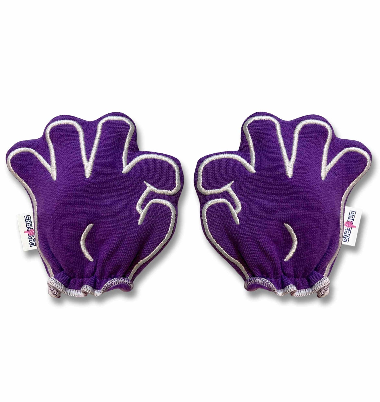 Kansas State Eat Em Up FanMitts Baby Mittens Purple Front Pair
