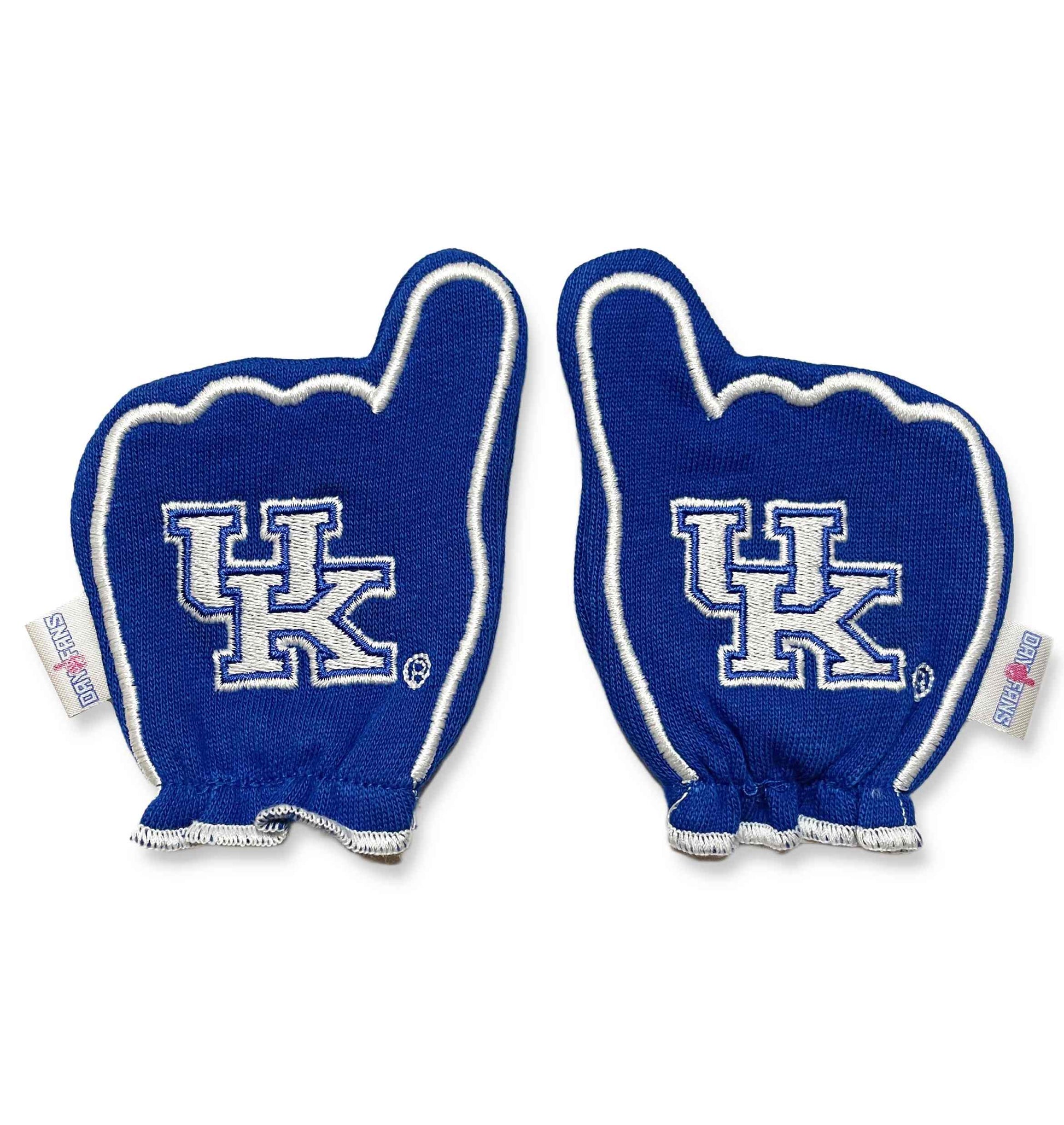 Kentucky Go Cats FanMitts Baby Mittens Blue Back Pair