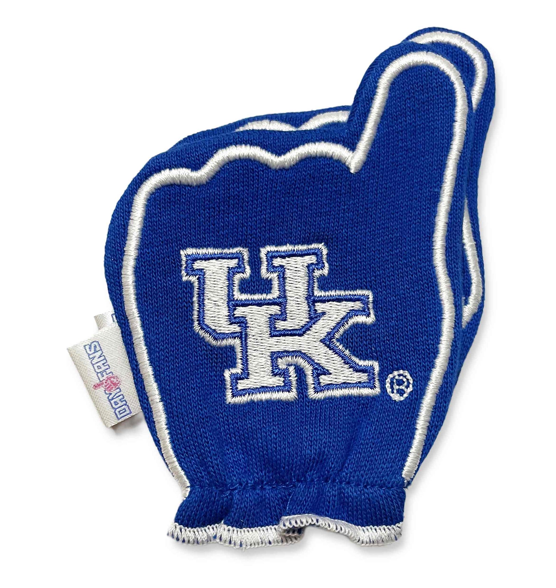 Kentucky Go Cats FanMitts Baby Mittens Blue Back Pair Stacked