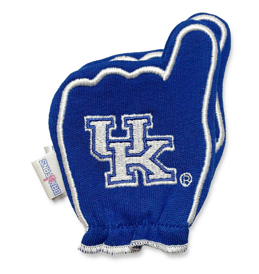 Kentucky Go Cats FanMitts Baby Mittens Blue Back Pair Stacked