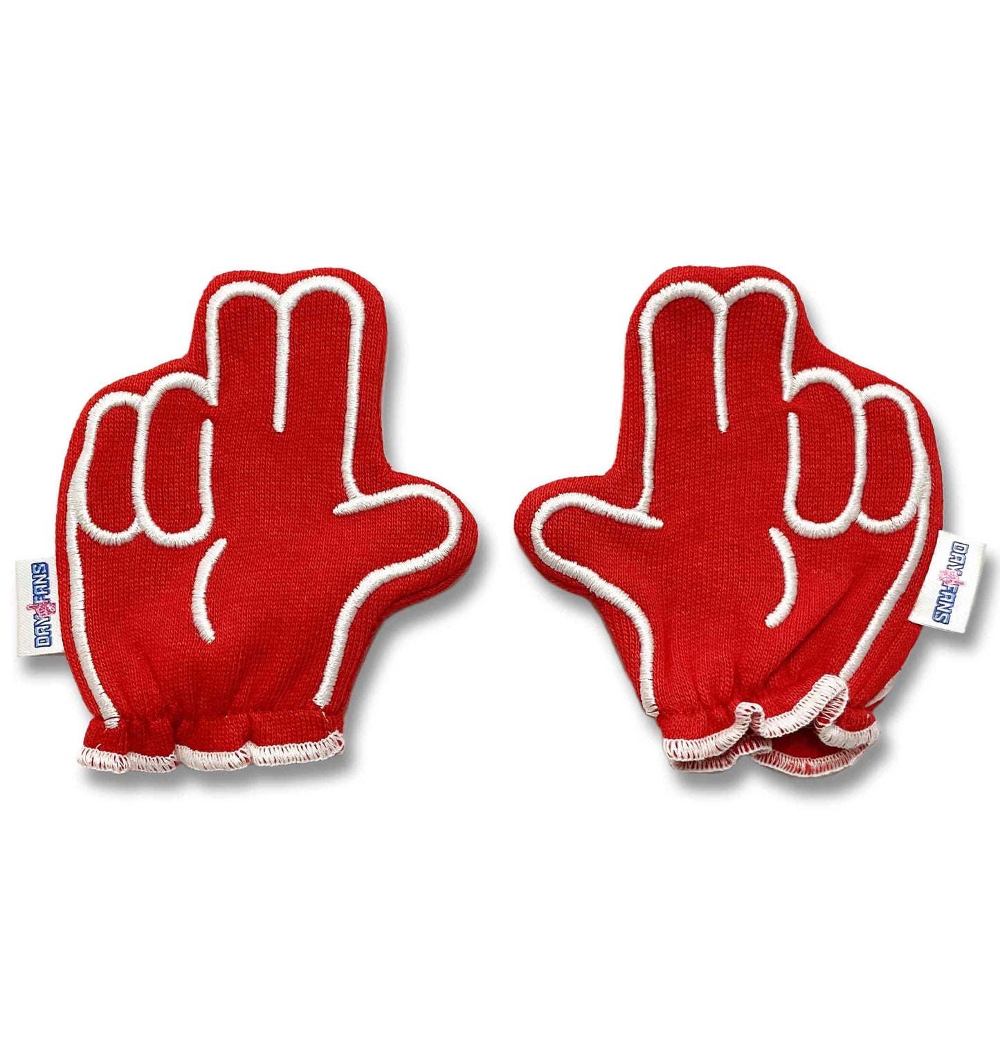 Louisville Go Cards! FanMitts Baby Mittens Red Front Pair