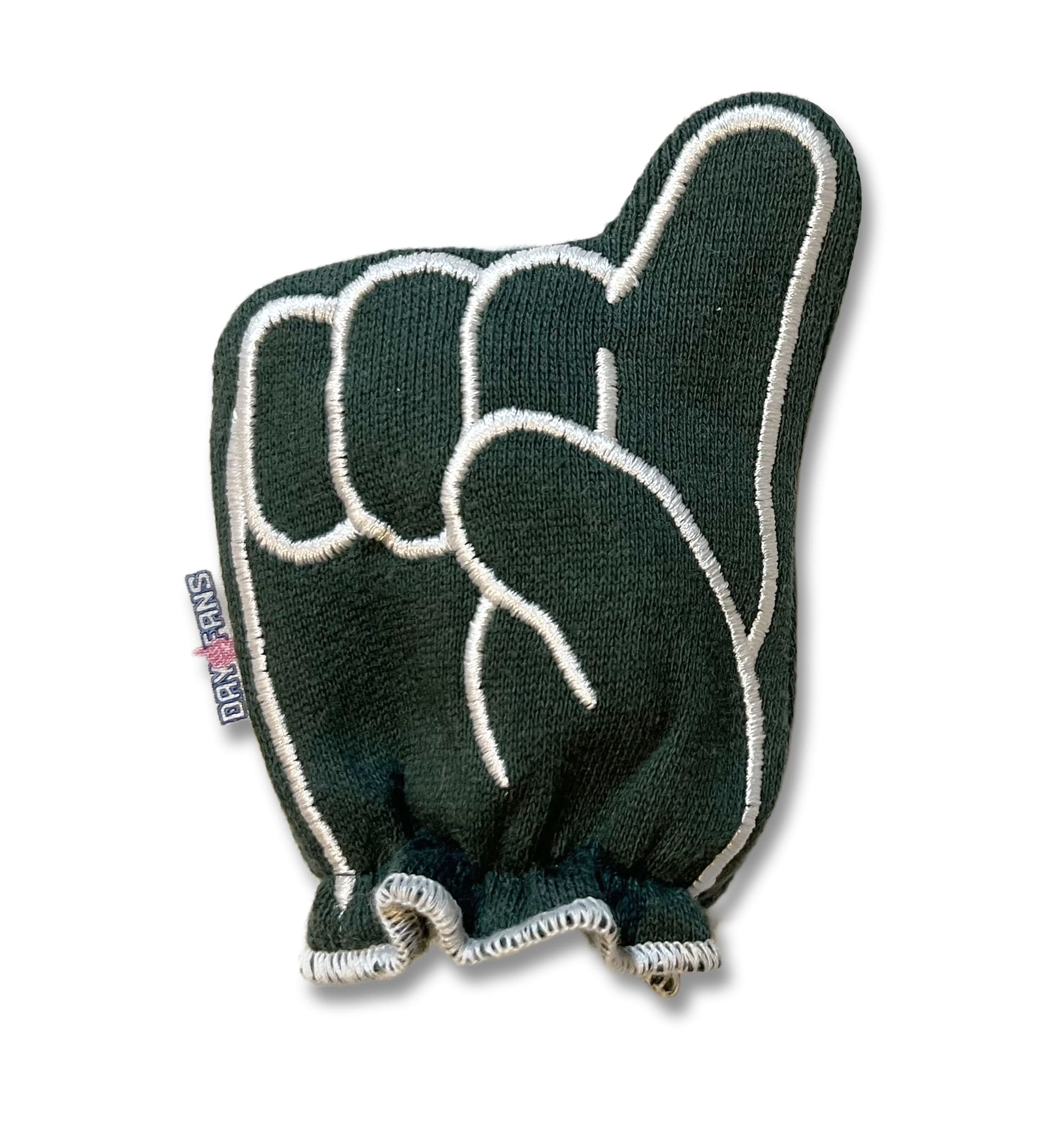 Michigan State Go Green FanMitts Baby Mittens Green Front
