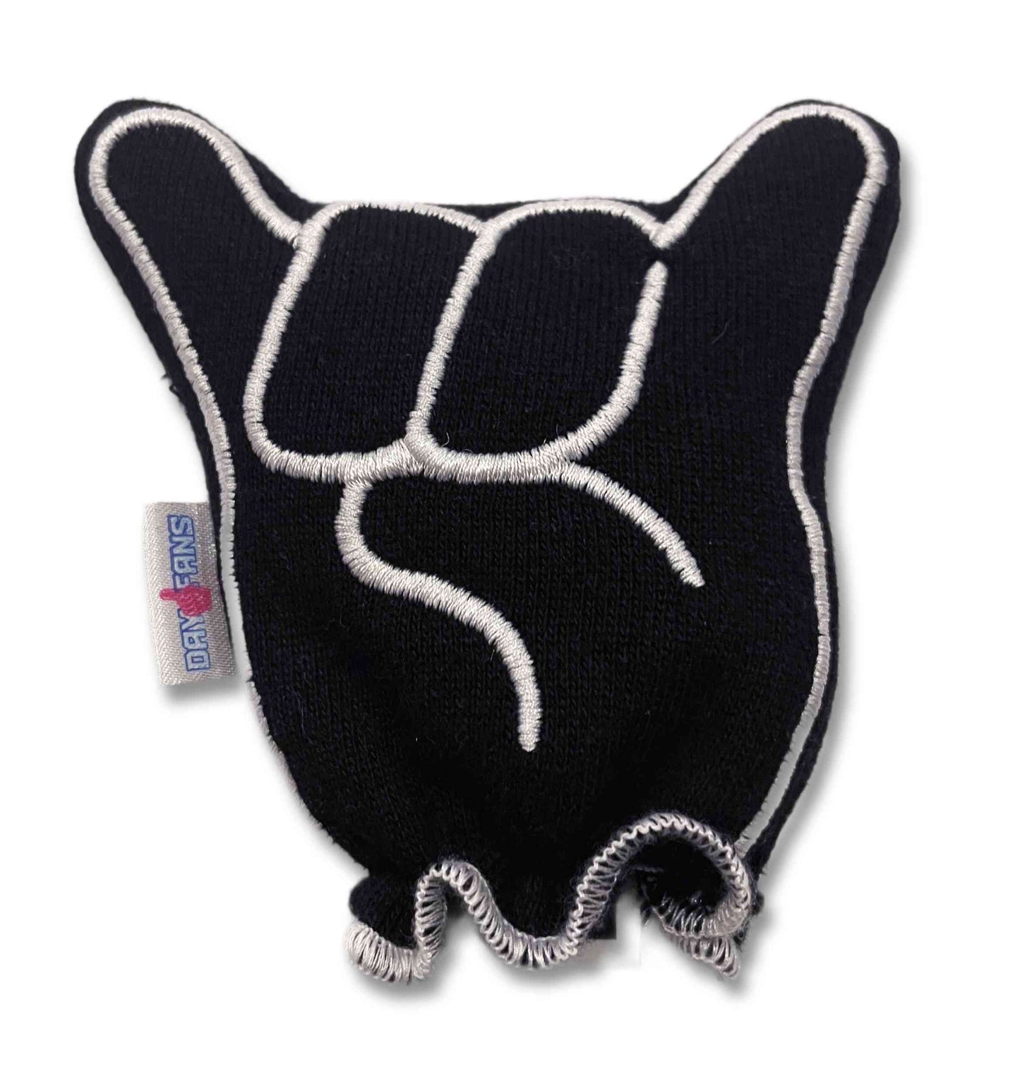 NC State Go Pack FanMitts Baby Mittens Black Front