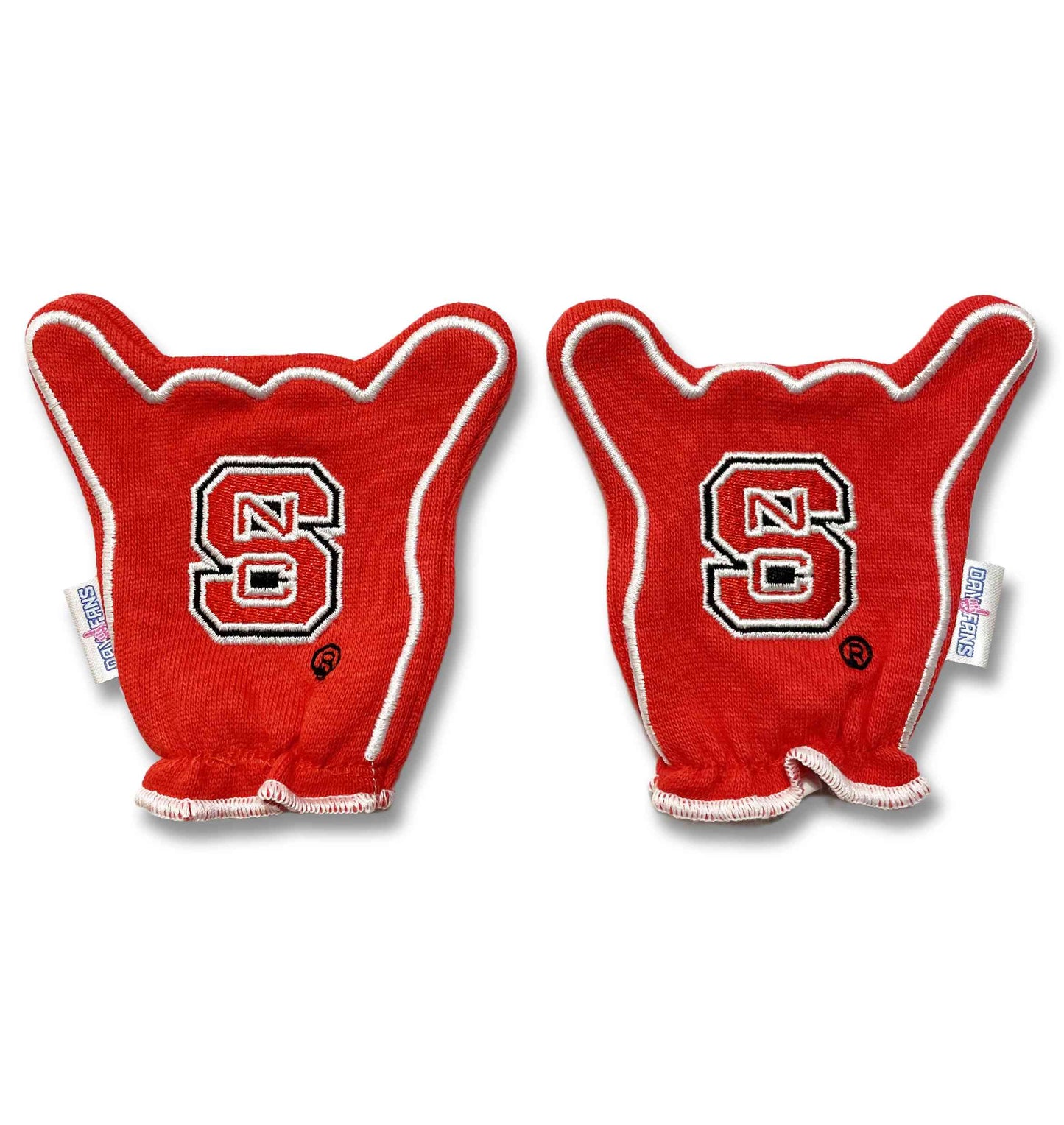 NC State Go Pack FanMitts Baby Mittens Red Back Pair