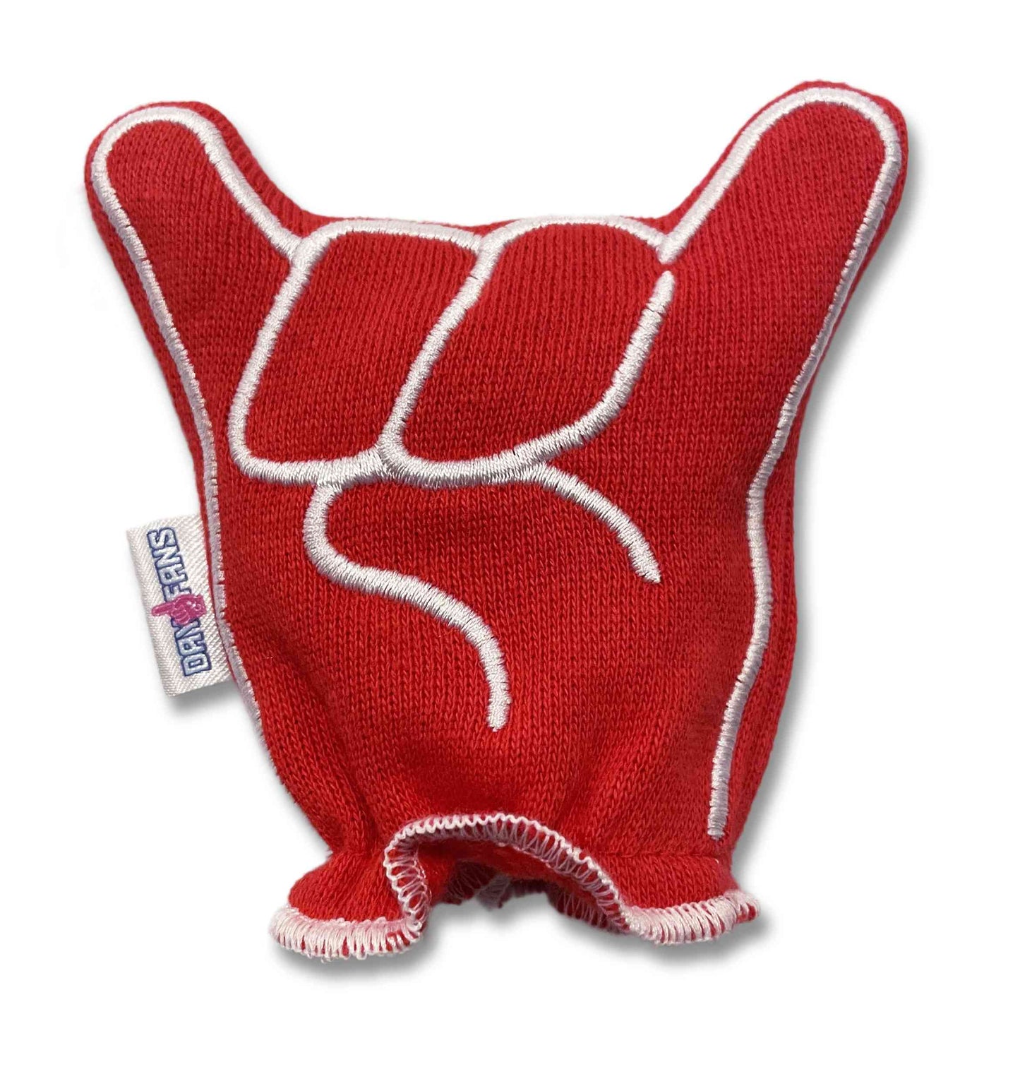 NC State Go Pack FanMitts Baby Mittens Red Front