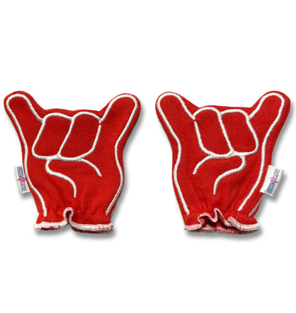 NC State Go Pack FanMitts Baby Mittens Red Front Pair