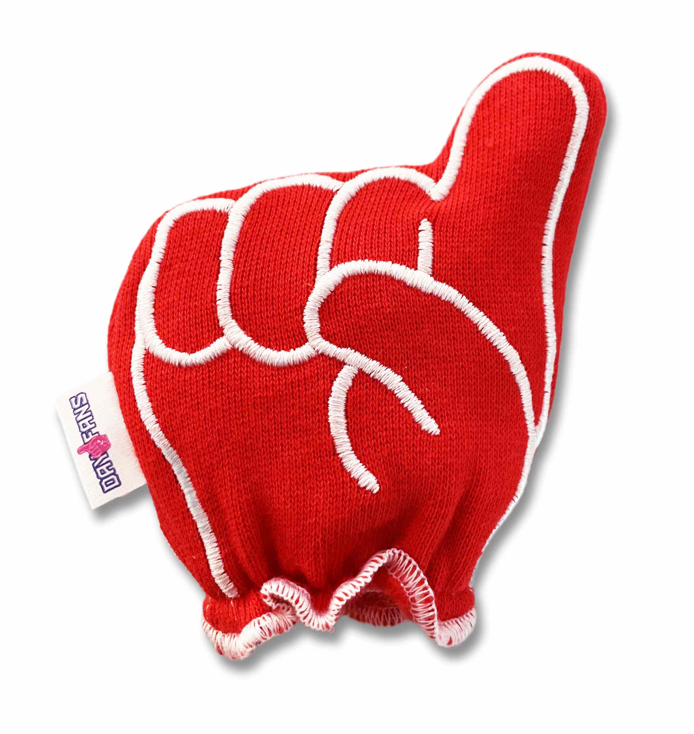 Red baby outlet mittens