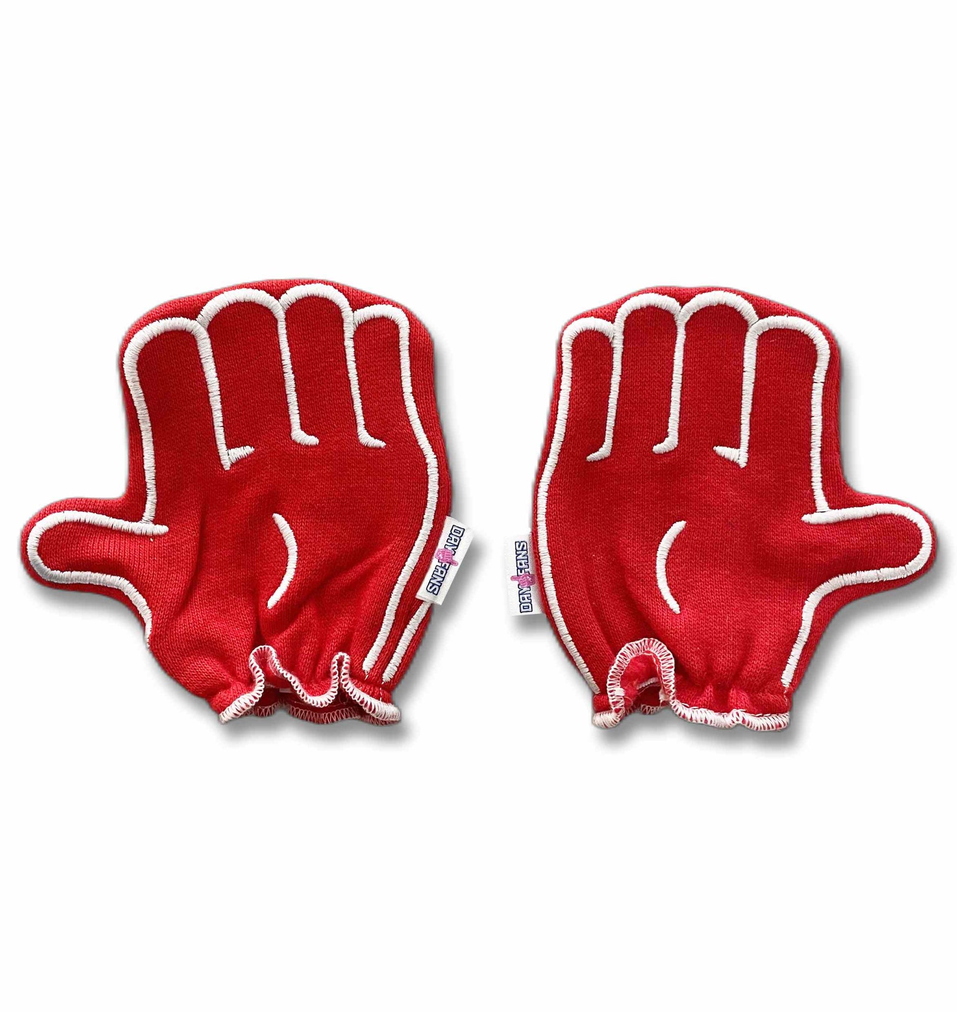 Ole Miss Fins Up FanMitts Baby Mittens Red Back Pair