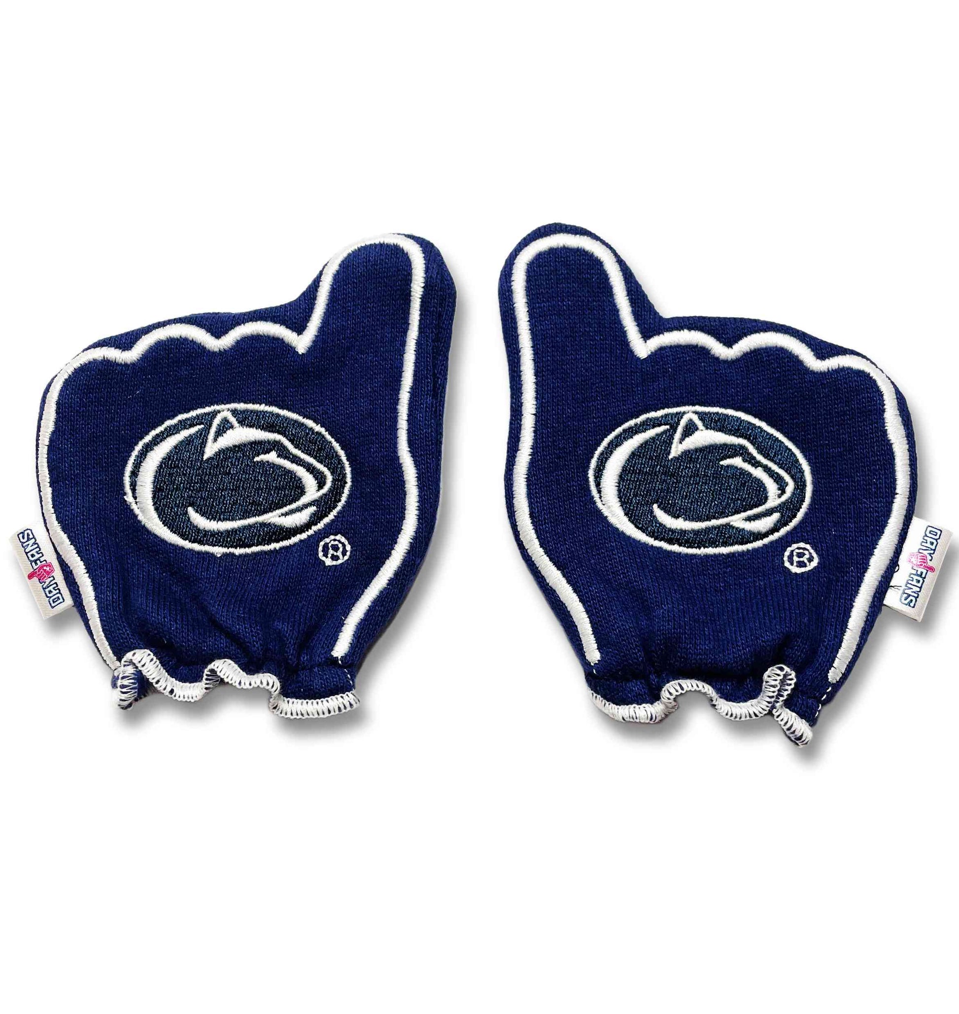 Penn State We Are FanMitts Baby Mittens Blue Back Pair