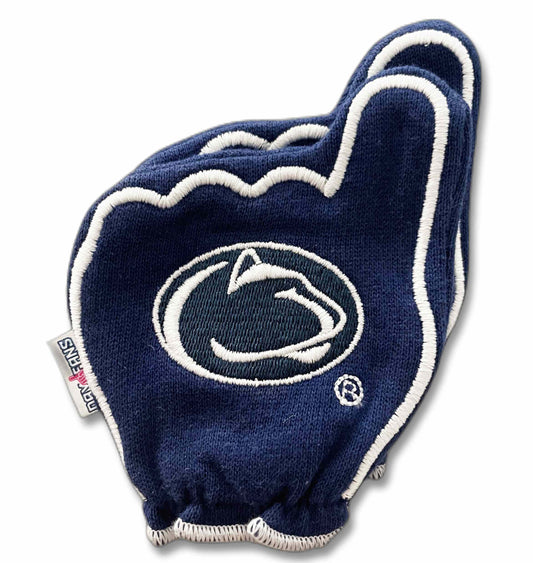 Penn State We Are FanMitts Baby Mittens Blue Back Pair Stacked