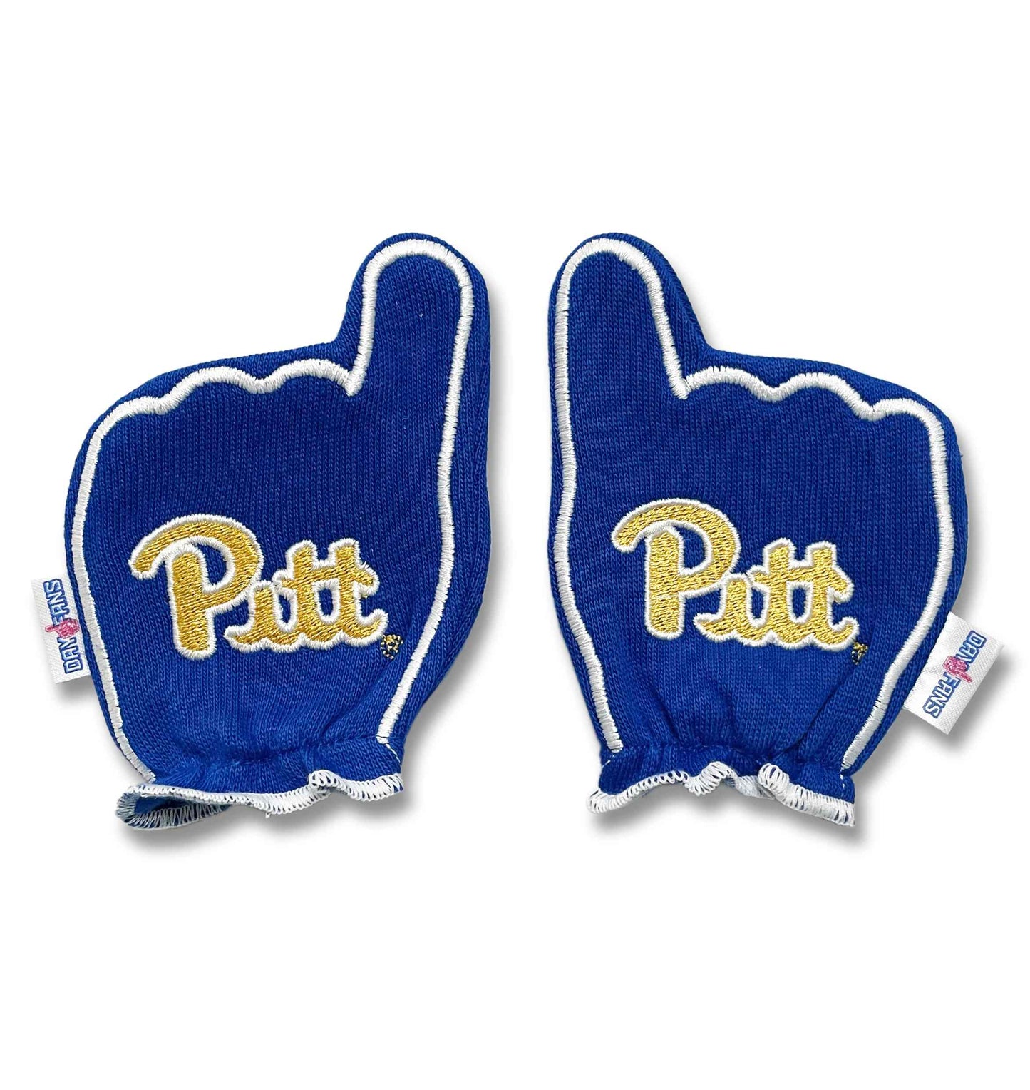 Pittsburgh Hail to Pitt FanMitts Baby Mittens Blue Back Pair