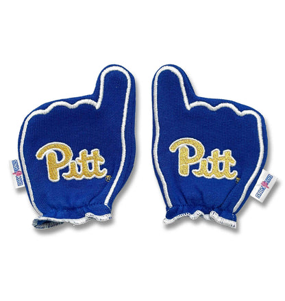Pittsburgh Hail to Pitt FanMitts Baby Mittens Blue Back Pair