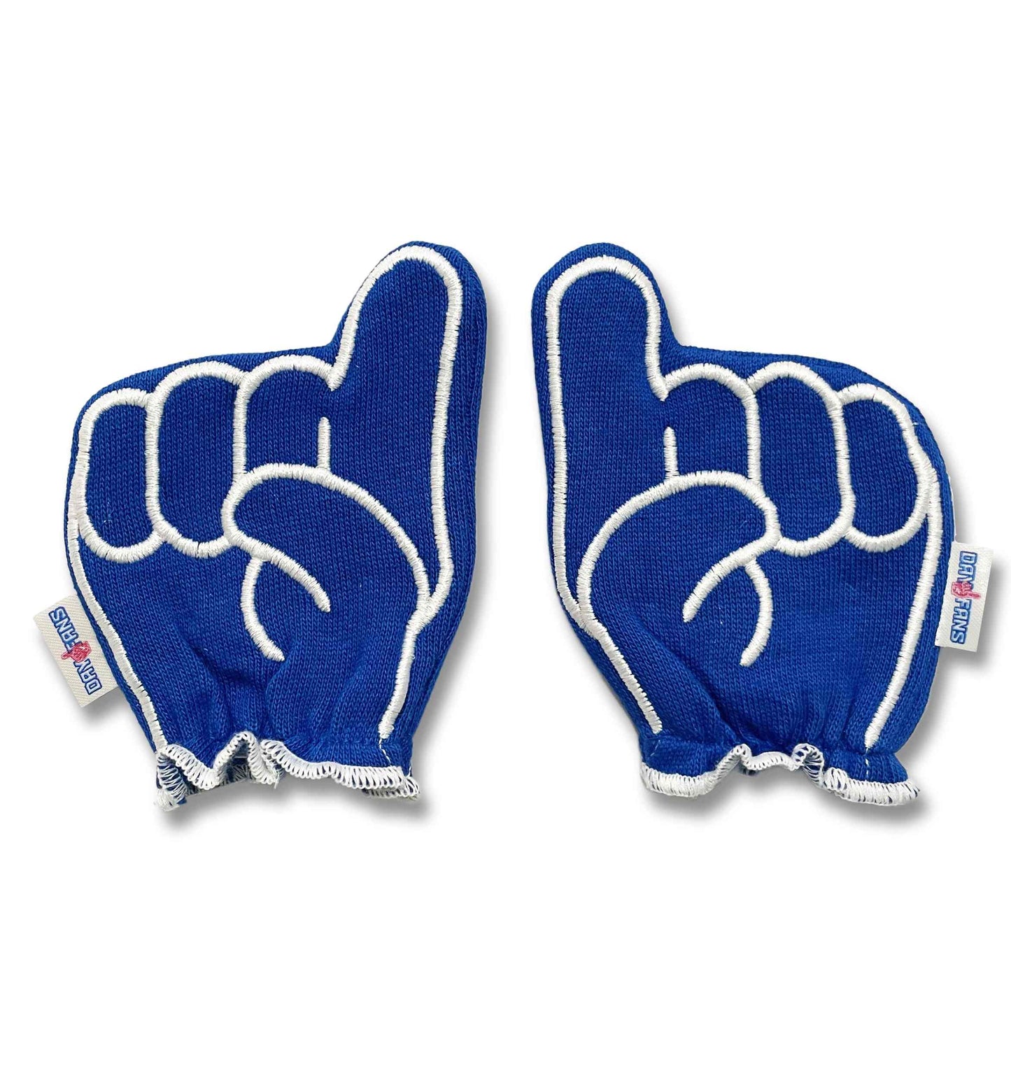 Pittsburgh Hail to Pitt FanMitts Baby Mittens Blue Front Pair