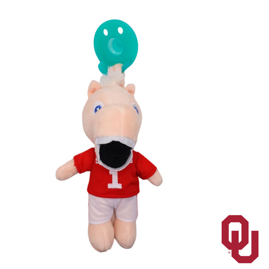 OU "Boomer Sooner" Plush Pacifier