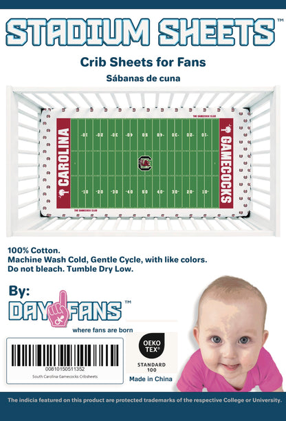 South Carolina Gamecocks StadiumSheets™ Crib Sheets